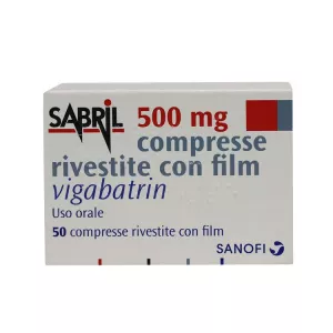 Сабрил (Вигабатрин) таблетки 500мг №50 (50 таблеток)