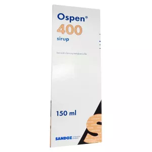Оспен (Феноксиметилпенициллин) сироп 400000 МЕ/5мл 150мл