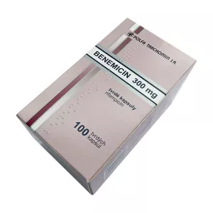 Рифампицин Benemicin 300мг №100 капсулы (аналоги Рифамакс, Микобутин, Фарбутин)