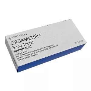 Оргаметрил таблетки 5мг №30