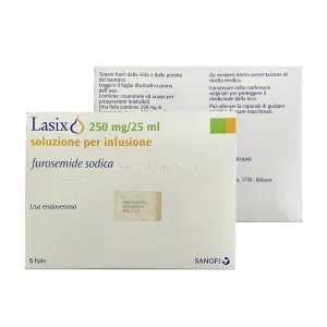 Лазикс ампулы (раствор для инфузий, уколы) 250мг/25мл 10мг/мл №5