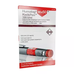 Хумалог Микс 50 инсулин в шприц-ручке Квикпен 100МЕ/мл (3.5мг/мл) 3мл №5