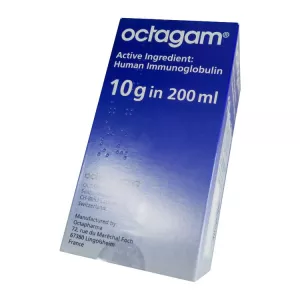 Октагам 5% 10г/200мл (50 мг/мл) , раствор для инфузий, 200 мл!!! 1шт.
