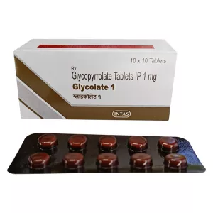 Гликопирролат таблетки :: Glycolate 1мг №100