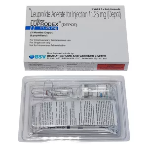 Лейпрорелин (Люкрин депо аналог, Элигард аналог) 11.25 мг :: Luprodex лиофил. для приг. р-ра для п/к введ. №1