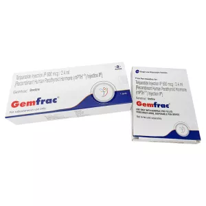 Терипаратид (Форстео аналог) 250 мкг/мл, Gemfrac раствор для п/к введ, 2.4 мл №1