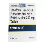 Трувада полный аналог (Temirazer, Тенвир ЕМ :: Тенофовир + Эмтрицитабин) 300+200мг табл. №30