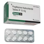 Пиоглитазон (Пиоглар аналог), генерик Актос, Piocare таблетки 15мг №100