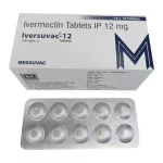 Ивермектин (Iverkast, Iversuvac, Ivermectin, Ivertac) для человека 12мг табл. №10