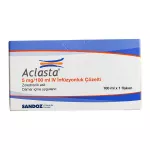 Фото Акласта раствор для инфузий 5мг 100мл