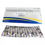 Серратиопептидаза 10мг + диклофенак 50мг (Серрата аналог +диклофенак) :: Emanzen таблетки №10